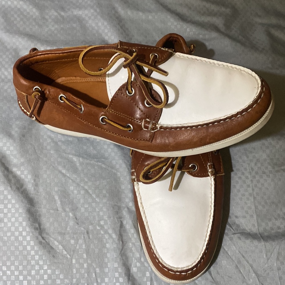 Lightly Used Mens Ralph Lauren Boat Shoes Size 8.5D - Picture 2 of 9